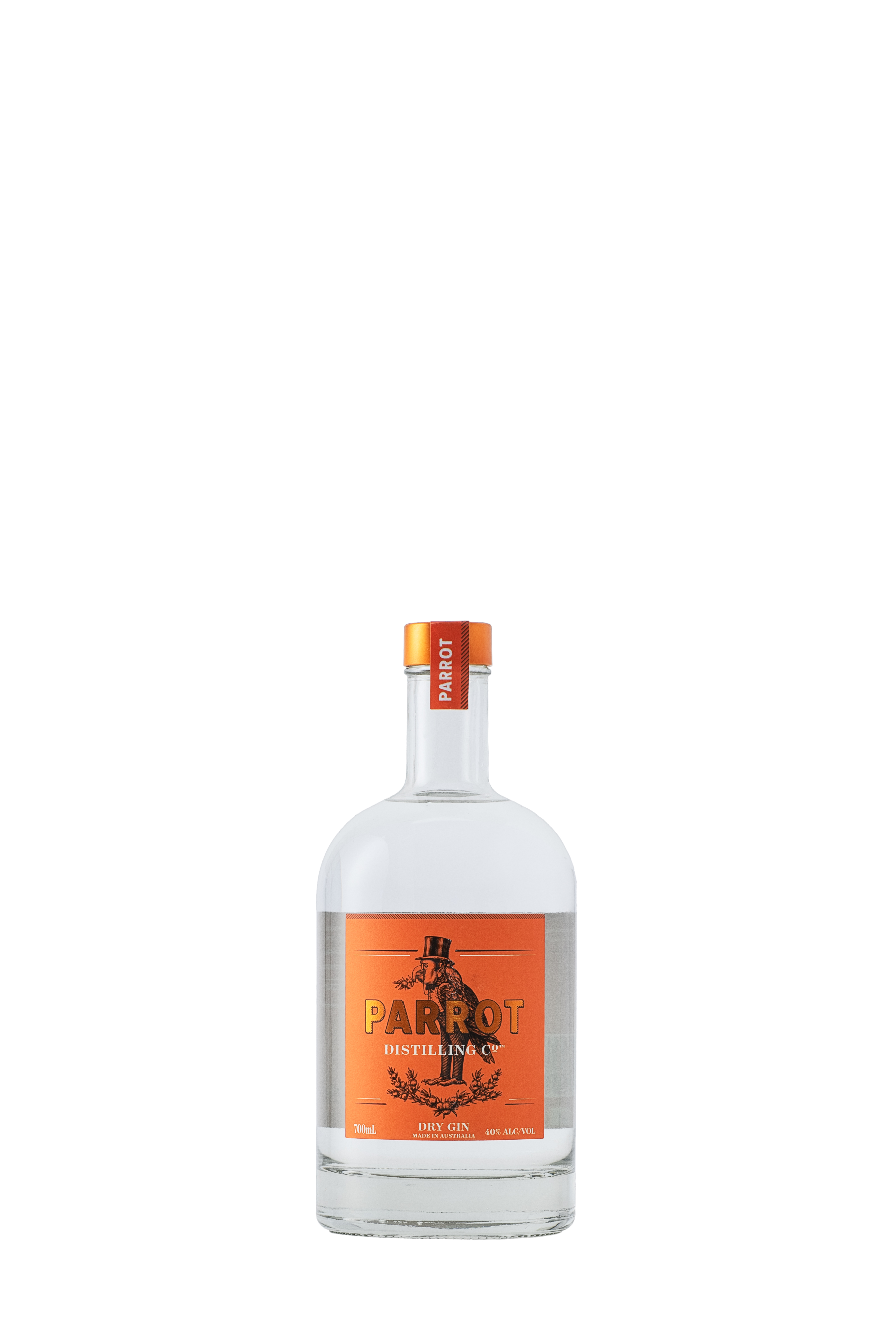 High key commercial product photo of bottle for Orange NSW company Parrot Distilling by Central West Photographer Brent Young